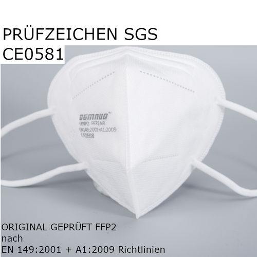 Original FFP2 Atemschutzmaske Mundschutz Gesichtsmaske Maske 5 lagig CE zertifiziert
